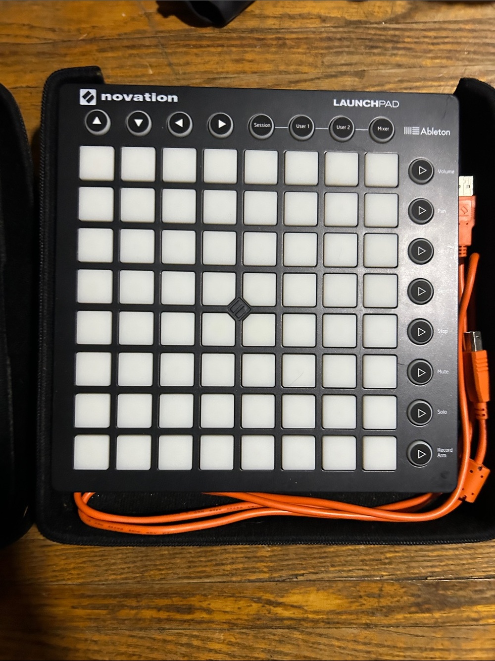 Novation Launchpad MIDI Controller - Black with White Pads